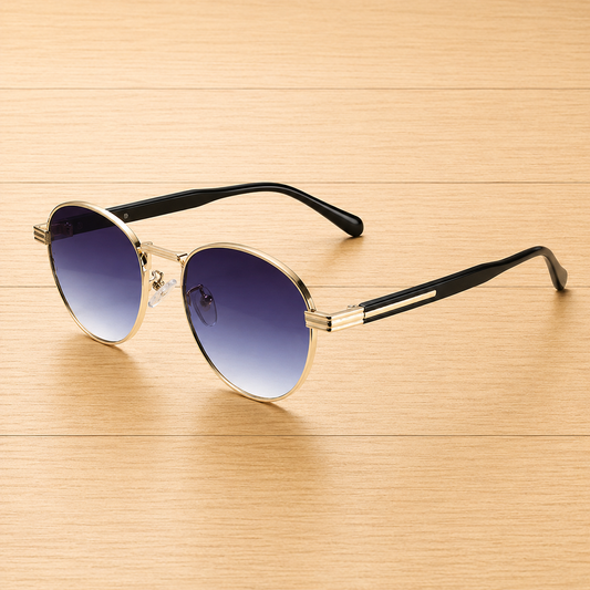 Gradient Oval Sunglasses