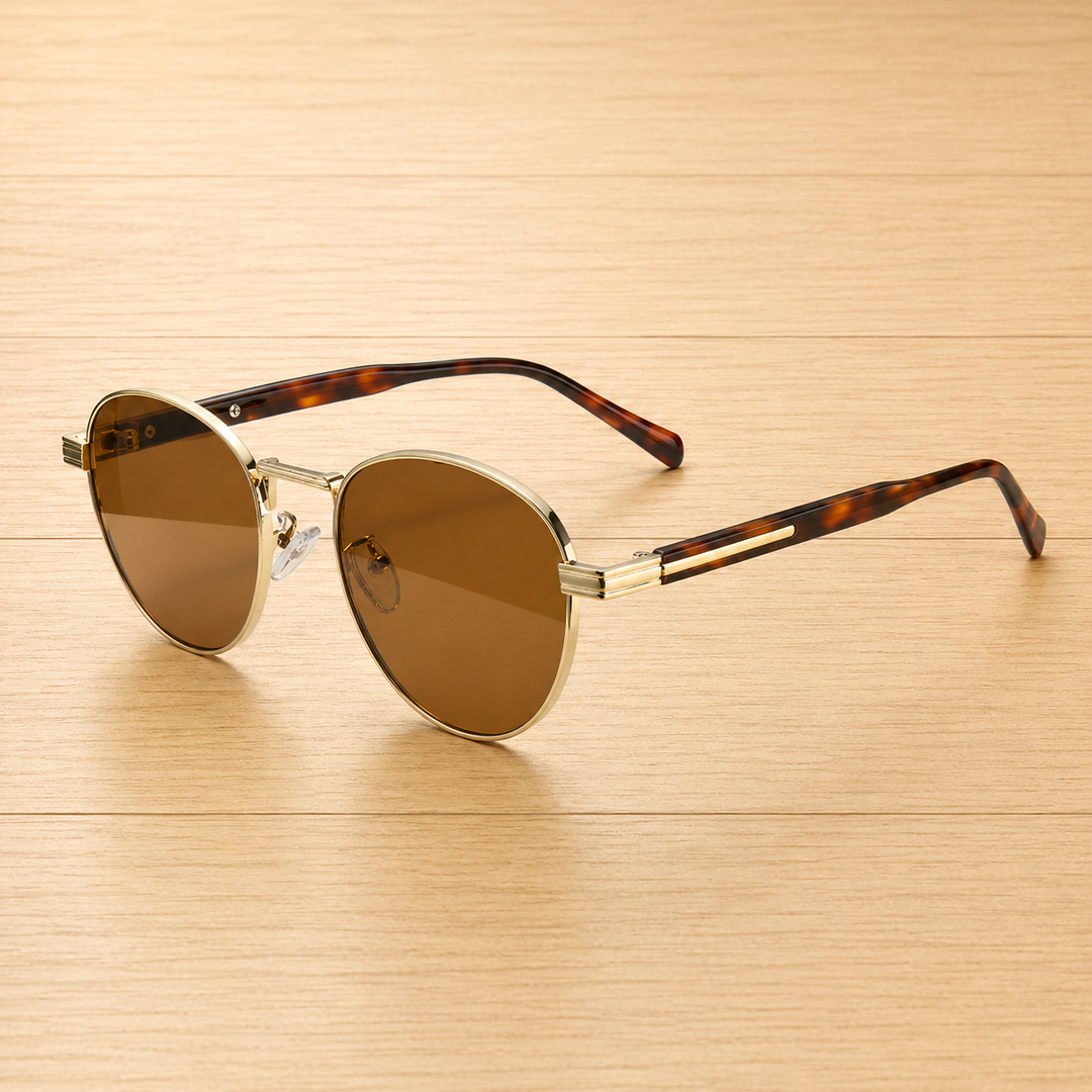 Gradient Oval Sunglasses