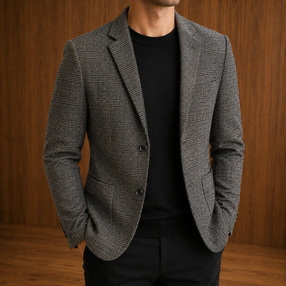 Textured Casual Blazer