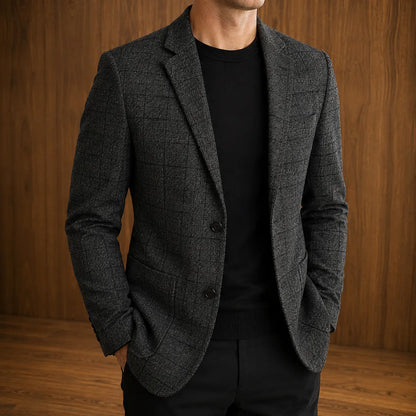 Textured Casual Blazer