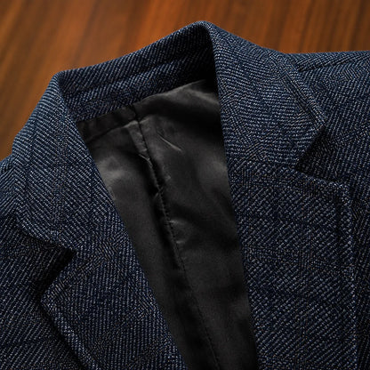 Textured Casual Blazer