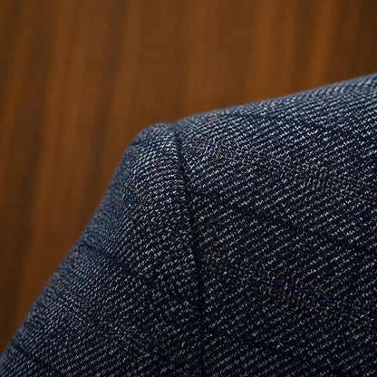 Textured Casual Blazer