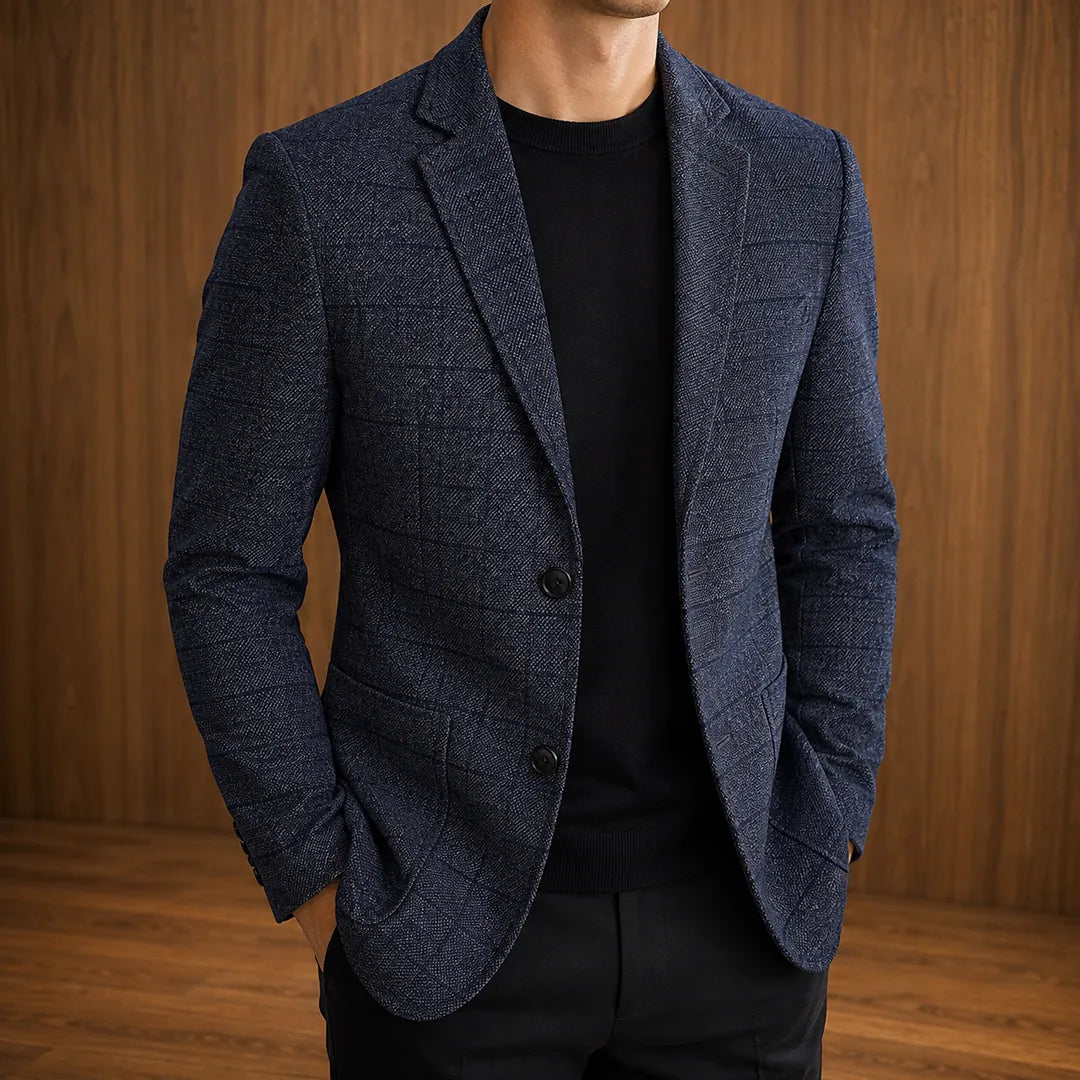 Textured Casual Blazer