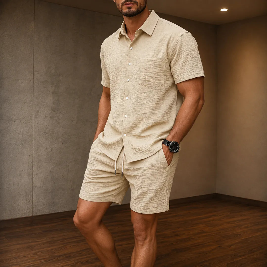 Textured Casual Set