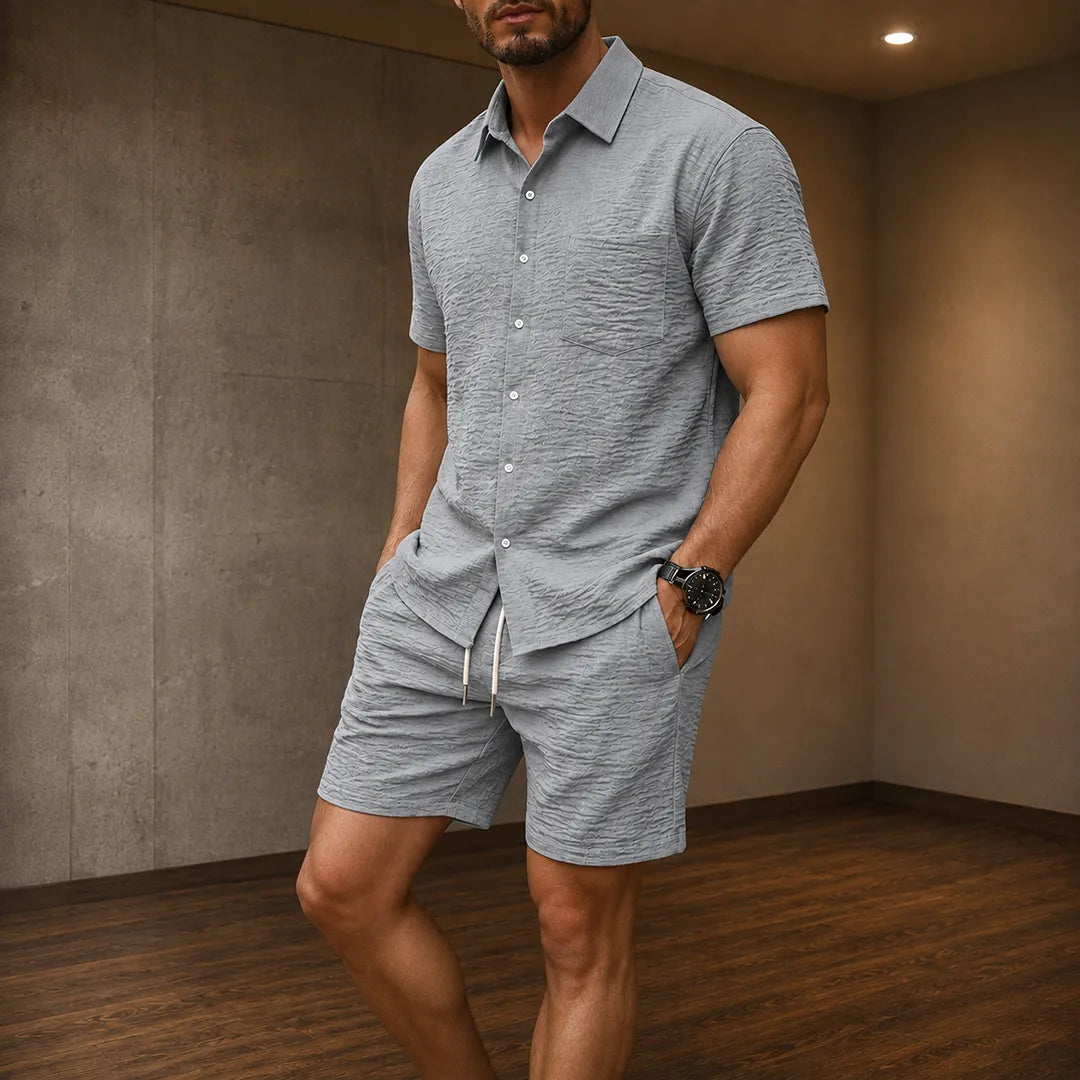 Textured Casual Set