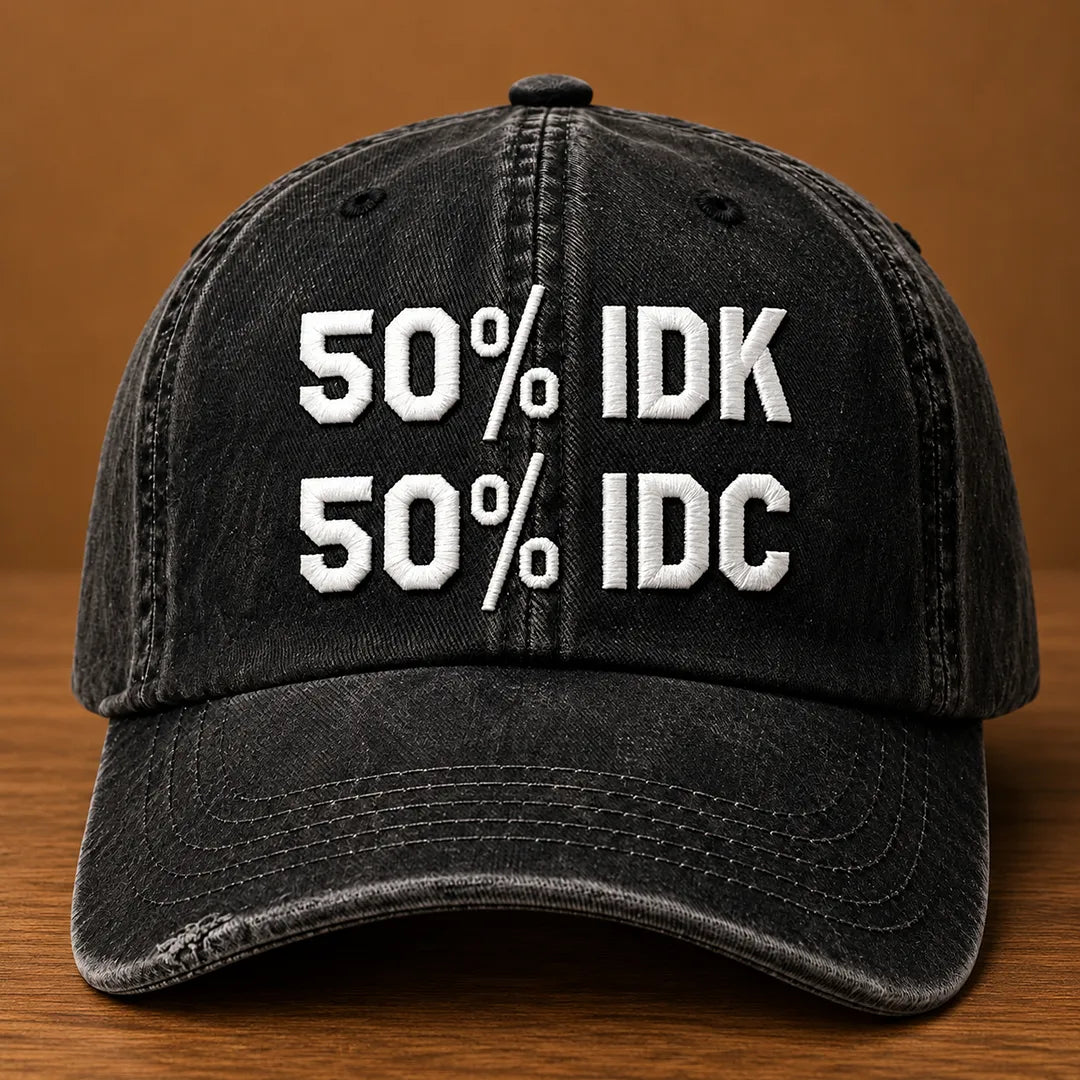 Textured Embroidered Cap