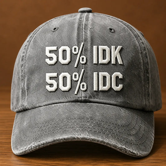 Textured Embroidered Cap
