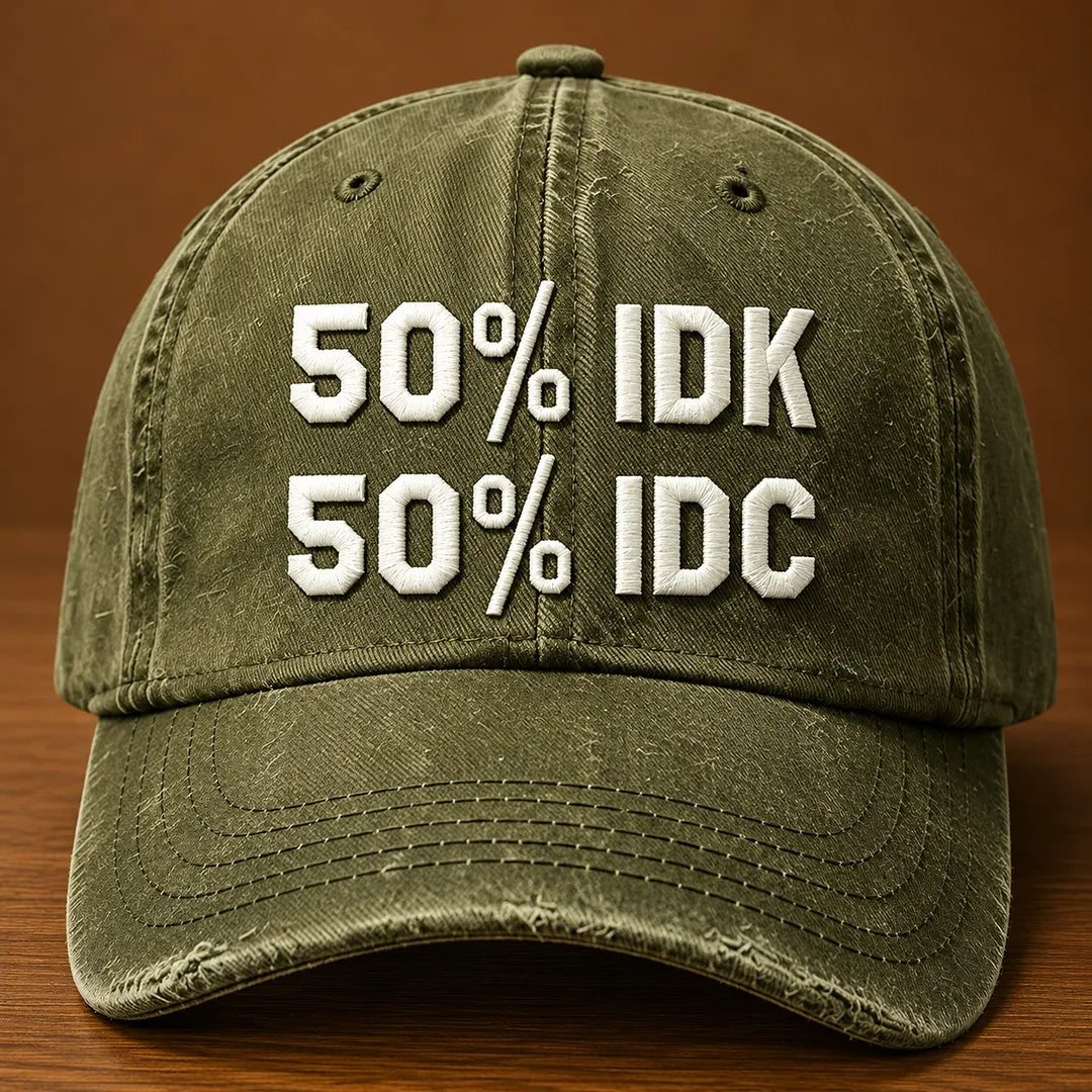 Textured Embroidered Cap