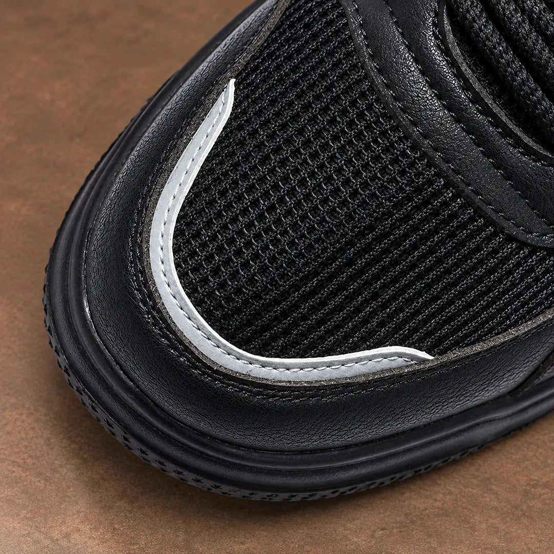 Textured Lace-Up Sneakers
