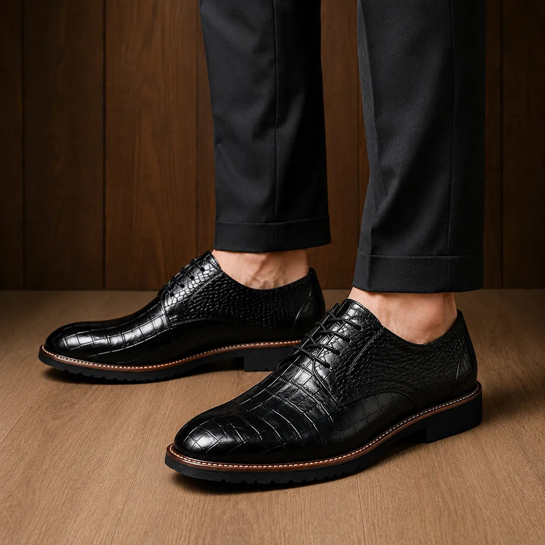 Textured Lace Oxfords