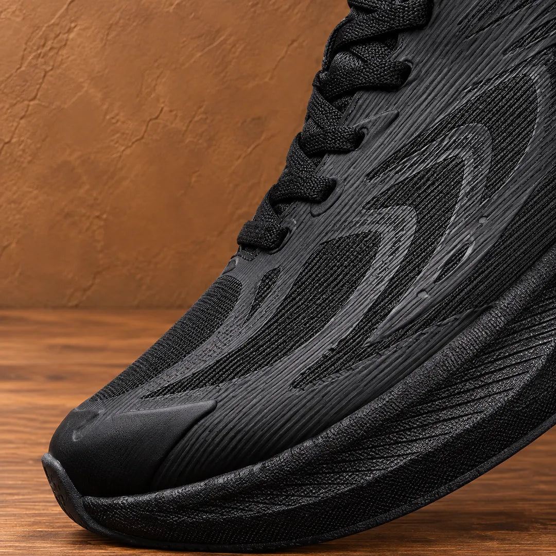 Textured Panel Sneakers