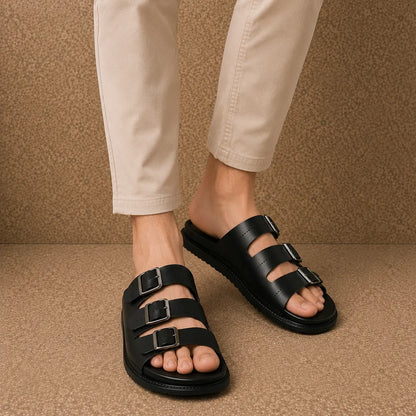 Triple Strap Sandals