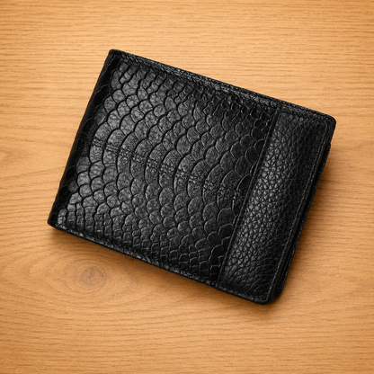 Vintage Embossed Bifold Wallet