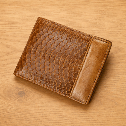 Vintage Embossed Bifold Wallet