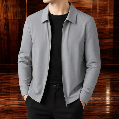 Zip-Up Collared Jacket