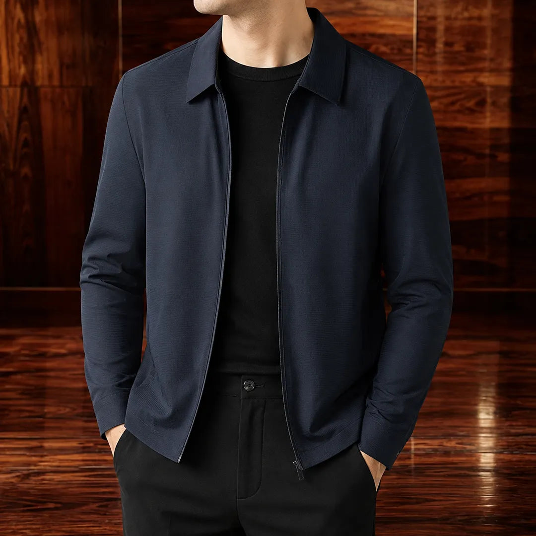 Zip-Up Collared Jacket