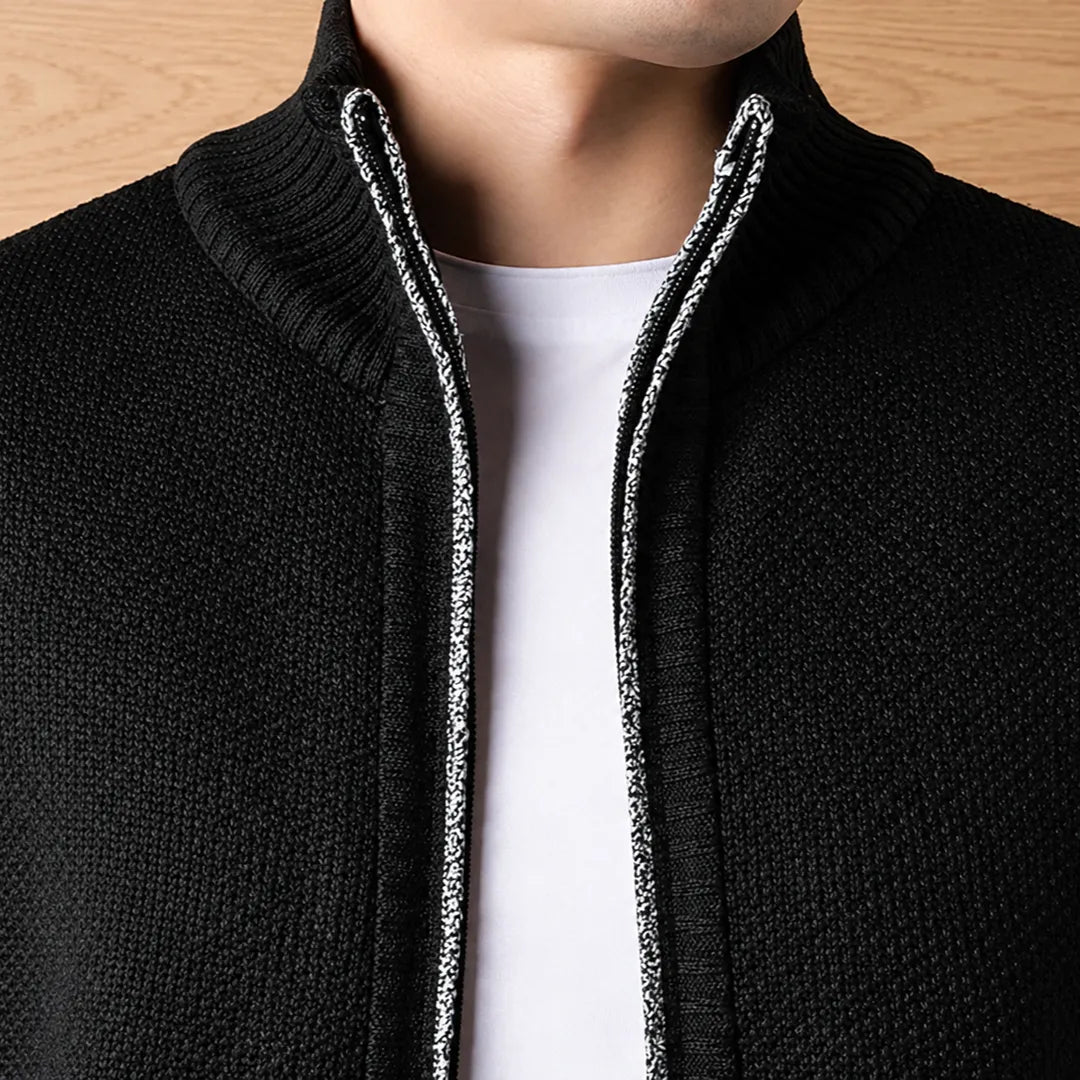 Zip Knit Cardigan