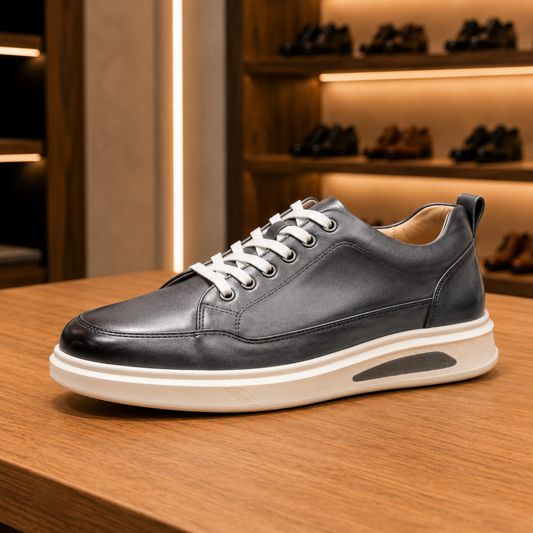 Elegant Minimalist Leather Sneakers
