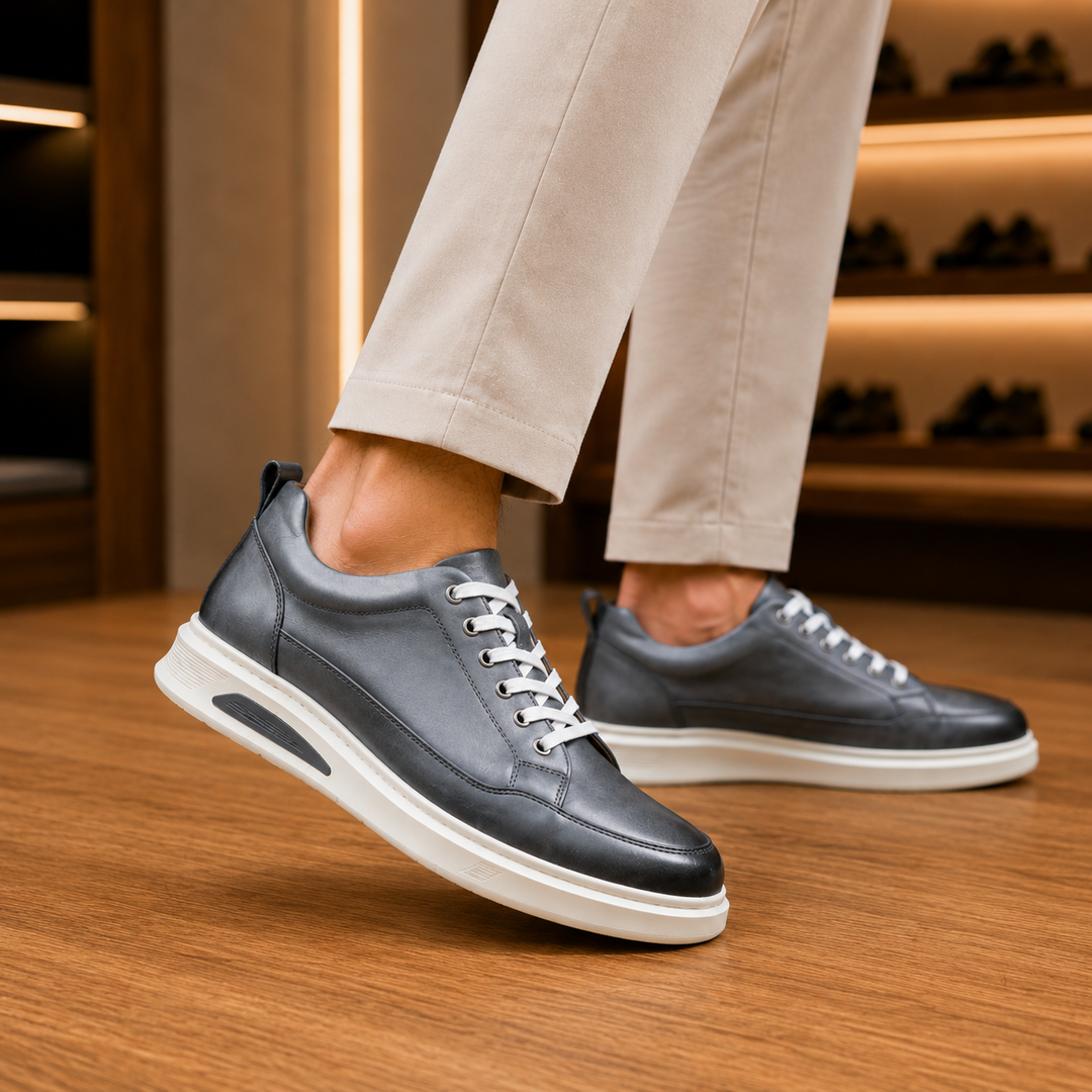 Elegant Minimalist Leather Sneakers