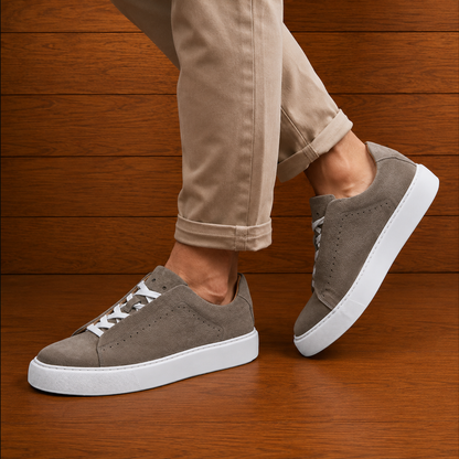 Retro Leather Casual Sneakers